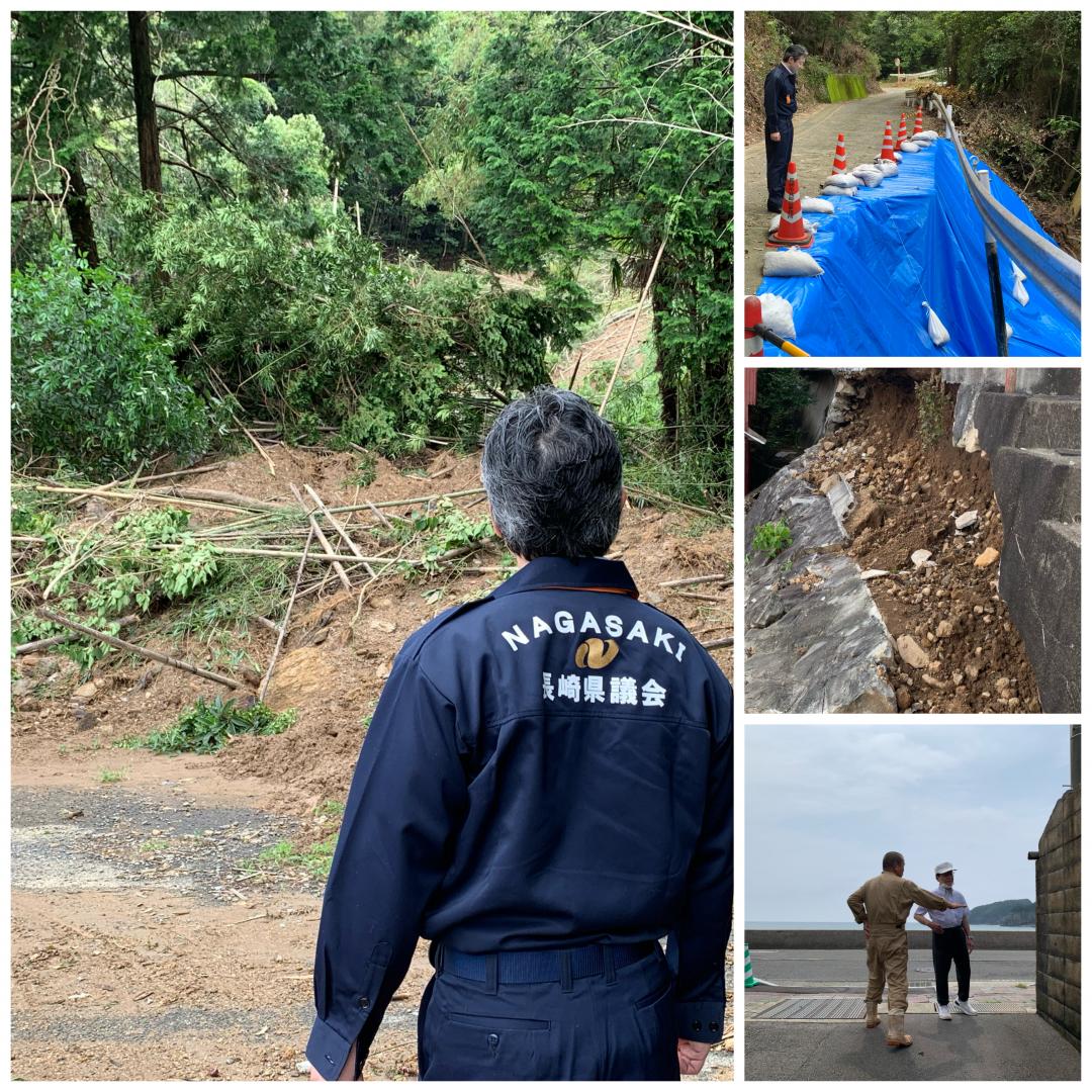 各地被害状況の確認を行いました。