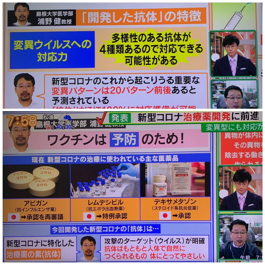 島根大学と長崎大学　新型コロナの抗体開発！